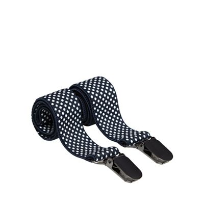 RJR.John Rocha Navy polka dot braces